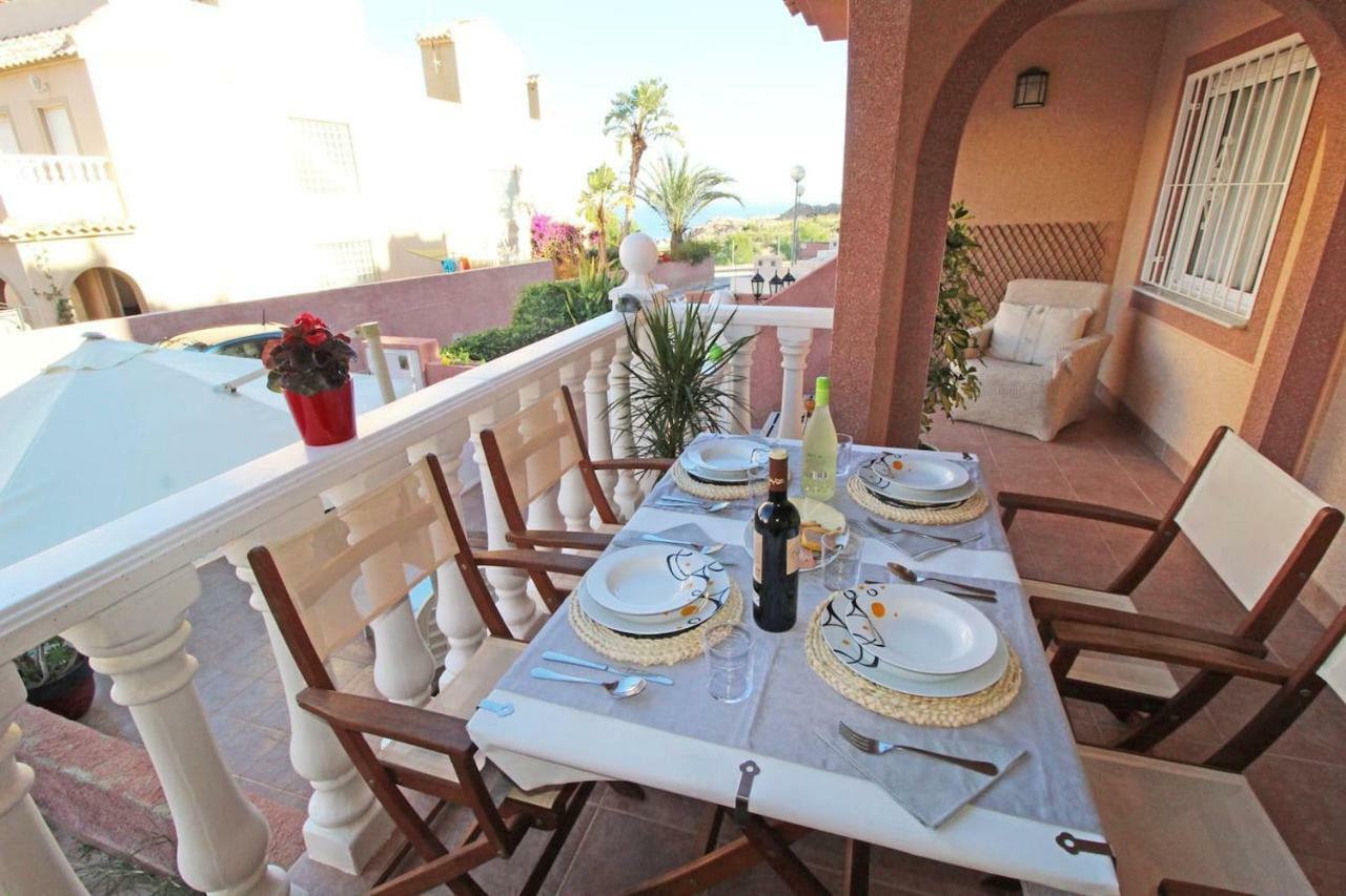 Bungalow Con Terraza, Piscina Y Vistas Al Mar Gran Alacant Exterior photo